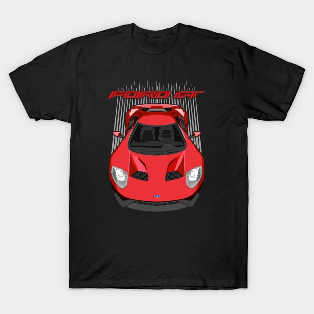 Ford GT-red T-Shirt by V8social